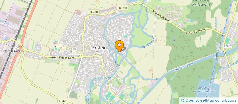 localisation de l'entreprise MADAME ANAELE SOURBES  ERSTEIN