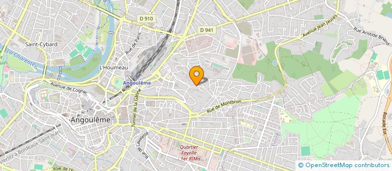 localisation de l'entreprise MADAME ANAELLE ALVAREZ à ANGOULEME