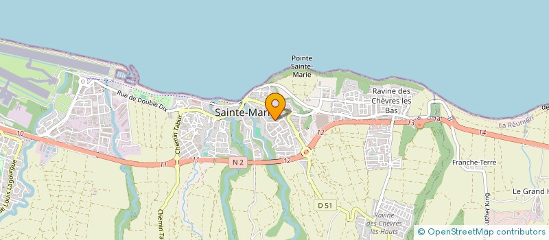 localisation de l'entreprise MADAME ANAELLE AMARAVADY  SAINTE-MARIE