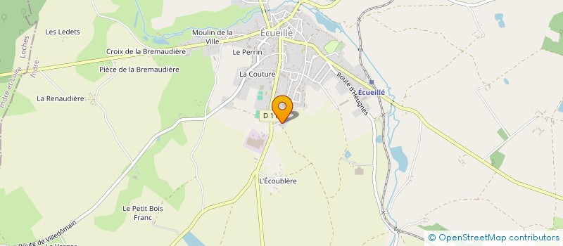 localisation de l'entreprise MADAME ANAELLE AUCOMTE à ECUEILLE