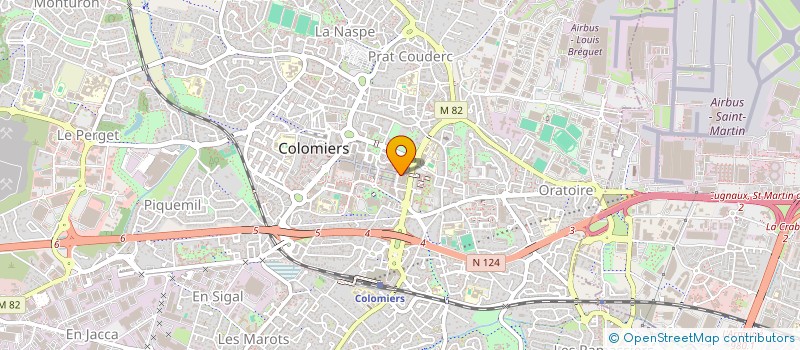 localisation de l'entreprise MADAME ANAELLE BASSET à COLOMIERS