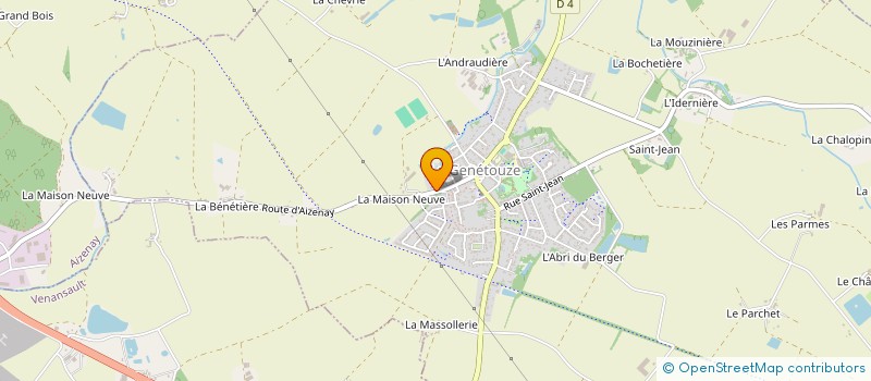 localisation de l'entreprise MADAME ANAELLE BLE  LA GENETOUZE