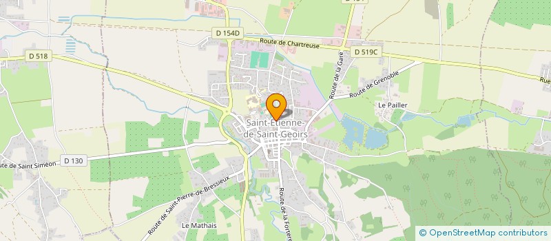localisation de l'entreprise MADAME ANAELLE BUENERD  SAINT-ETIENNE-DE-SAINT-GEOIRS