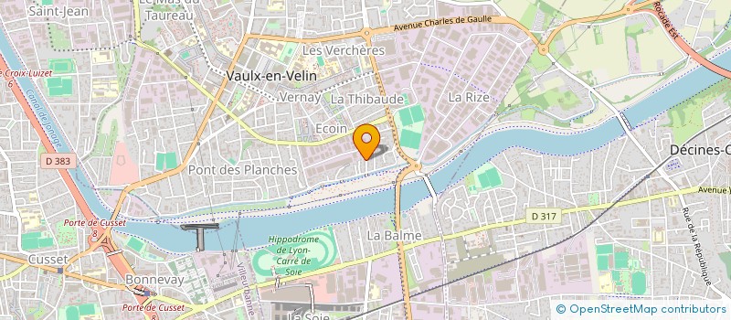 localisation de l'entreprise MADAME ANAELLE CARY  VAULX-EN-VELIN