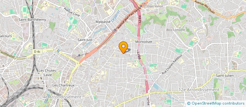 localisation de l'entreprise MADAME ANAELLE CASTANET  MARSEILLE