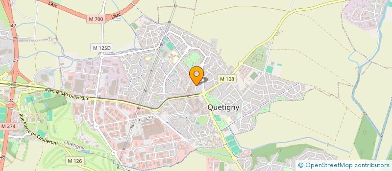 localisation de l'entreprise MADAME ANAELLE CHASTANET à QUETIGNY
