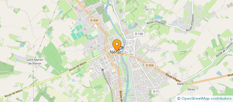 localisation de l'entreprise MADAME ANAELLE CONSTANTIN  NERAC