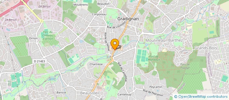 localisation de l'entreprise MADAME ANAELLE COUSINET à GRADIGNAN