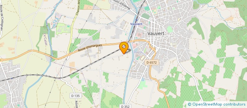 localisation de l'entreprise MADAME ANAELLE DADACHE à VAUVERT