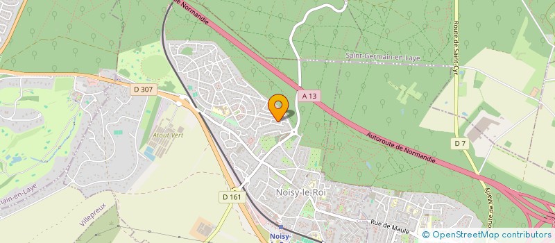 localisation de l'entreprise MADAME ANAELLE DALONGEVILLE à NOISY-LE-ROI