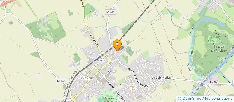 localisation de l'entreprise MADAME ANAELLE DENEVE  WAVRIN