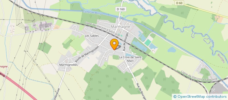 localisation de l'entreprise MADAME ANAELLE DENGLOS  MARMAGNE