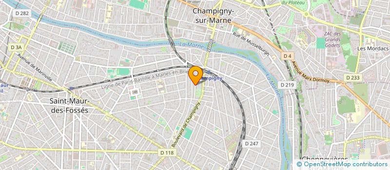 localisation de l'entreprise MADAME ANAELLE DESBOIS  SAINT-MAUR-DES-FOSSES