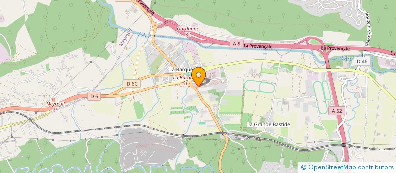 localisation de l'entreprise MADAME ANAELLE DHAINAUT  FUVEAU