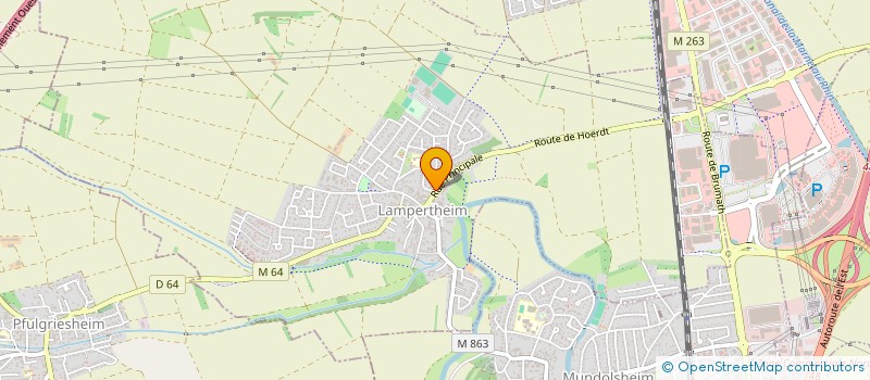 localisation de l'entreprise MADAME ANAELLE DIEBOLT  LAMPERTHEIM