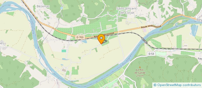 localisation de l'entreprise MADAME ANAELLE ESPITALIER  SAINT-VINCENT-DE-COSSE