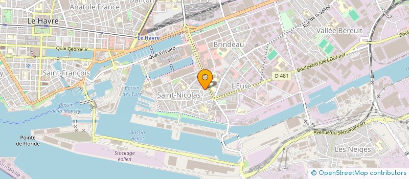 localisation de l'entreprise MADAME ANAELLE ETENDARD  LE HAVRE