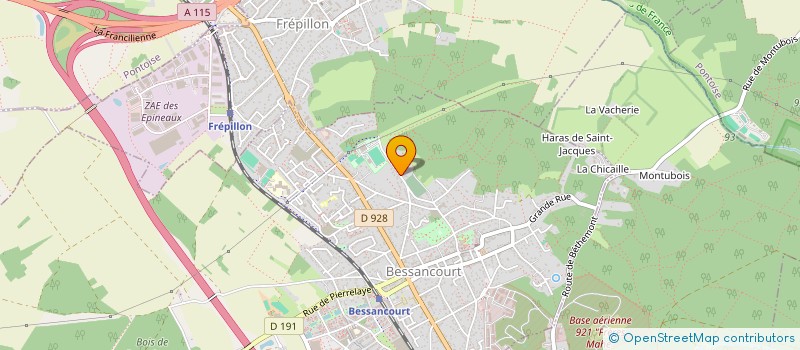 localisation de l'entreprise MADAME ANAELLE FABULET  BESSANCOURT