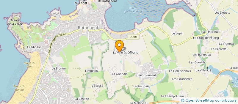 localisation de l'entreprise MADAME ANAELLE FEUILLET  CANCALE