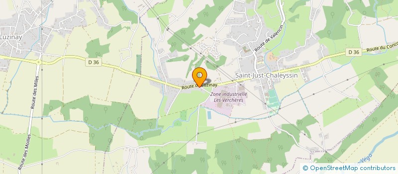 localisation de l'entreprise MADAME ANAELLE GARDON  SAINT-JUST-CHALEYSSIN