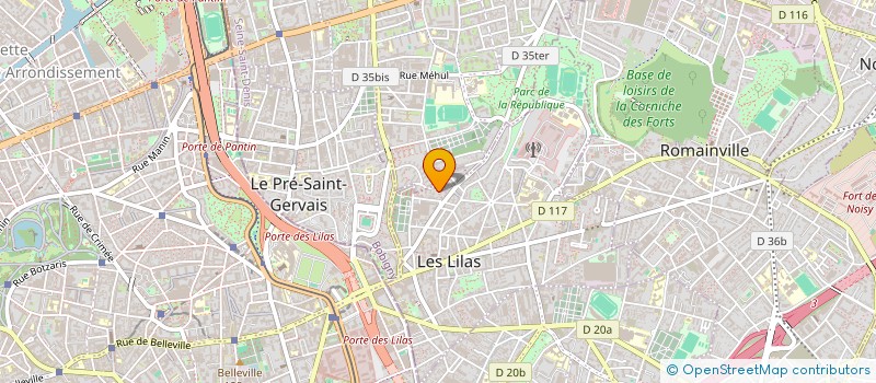 localisation de l'entreprise MADAME ANAELLE GASDON à LES LILAS