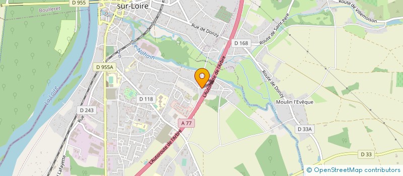 localisation de l'entreprise MADAME ANAELLE GILLOT  COSNE-COURS-SUR-LOIRE