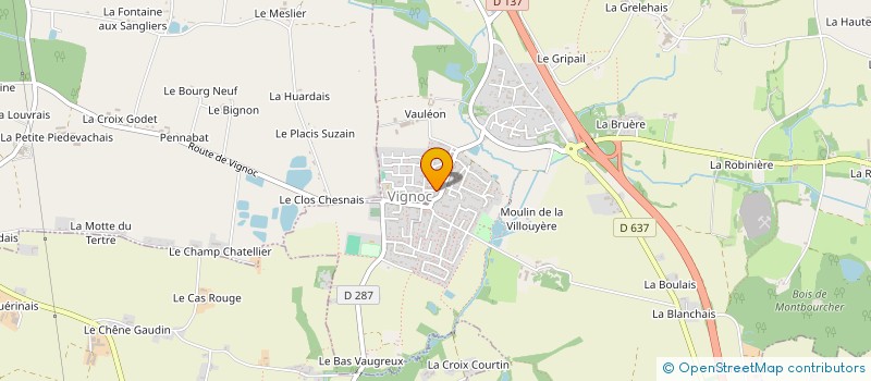 localisation de l'entreprise MADAME ANAELLE GIULIANI à VIGNOC