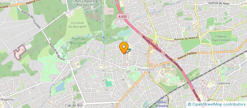 localisation de l'entreprise MADAME ANAELLE GUERIN  PESSAC