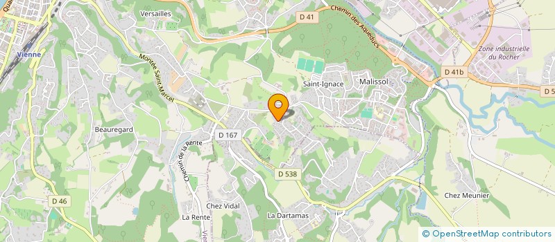 localisation de l'entreprise MADAME ANAELLE GUILBAUD à VIENNE