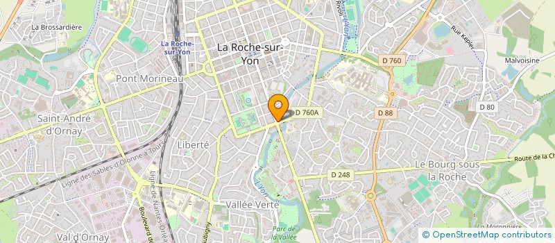 localisation de l'entreprise MADAME ANAELLE GUIMBRETIERE à LA ROCHE-SUR-YON