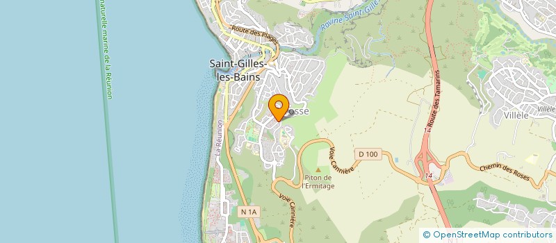 localisation de l'entreprise MADAME ANAELLE HALIDANE  SAINT-PAUL