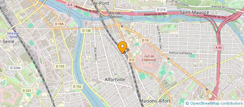 localisation de l'entreprise MADAME ANAELLE HANS  ALFORTVILLE