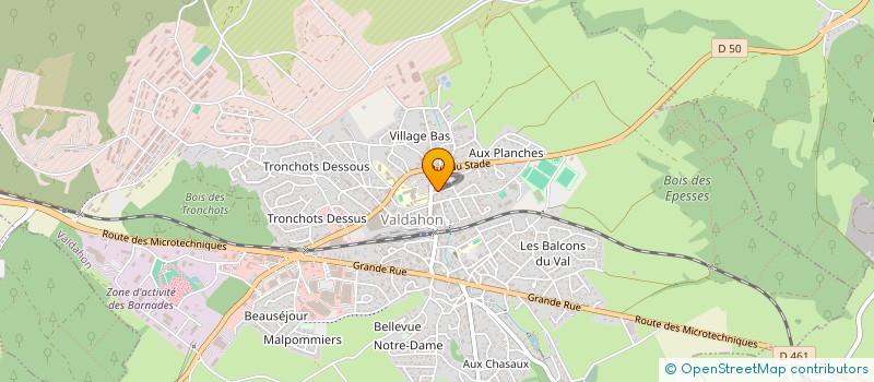 localisation de l'entreprise MADAME ANAELLE HEBERLE  VALDAHON