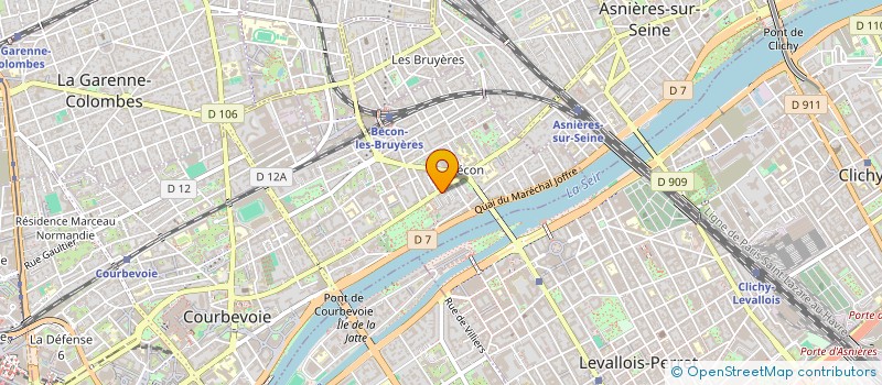 localisation de l'entreprise MADAME ANAELLE HELENA MENGUE M'ELLA à COURBEVOIE