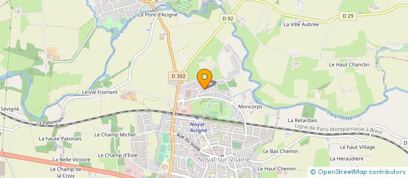 localisation de l'entreprise MADAME ANAELLE HOUIZOT  SERVON-SUR-VILAINE