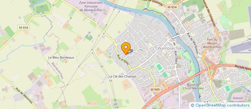 localisation de l'entreprise MADAME ANAELLE HOUZE à WAMBRECHIES