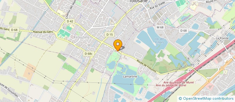 localisation de l'entreprise MADAME ANAELLE ICART  FROUZINS