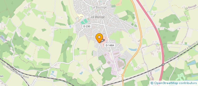 localisation de l'entreprise MADAME ANAELLE JANNET  LA BAZOGE