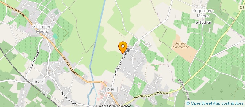 localisation de l'entreprise MADAME ANAELLE LASSALLE  LESPARRE-MEDOC