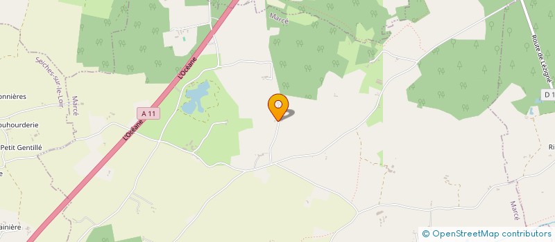 localisation de l'entreprise MADAME ANAELLE LE GALL  MARCE