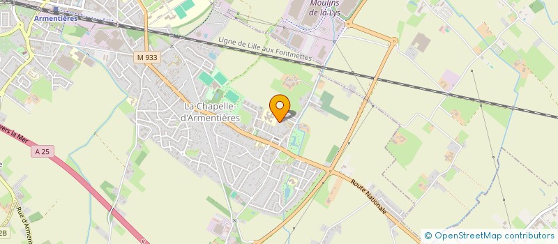 localisation de l'entreprise MADAME ANAELLE LIEBAERT  ARMENTIERES