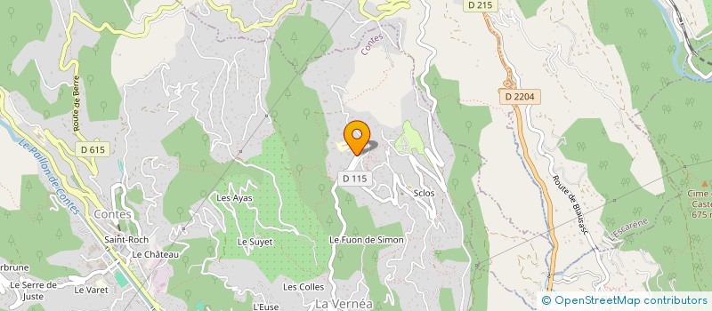 localisation de l'entreprise MADAME ANAELLE LOROSCIO  CONTES