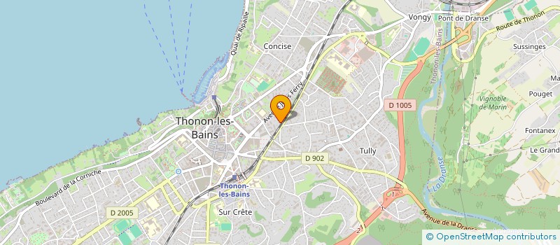 localisation de l'entreprise MADAME ANAELLE LOUVET à THONON-LES-BAINS