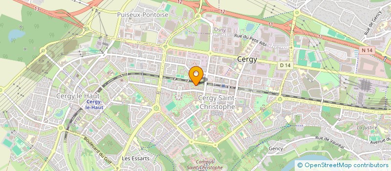 localisation de l'entreprise MADAME ANAELLE MARIE-LISE MAYRAN  CERGY