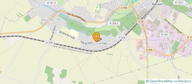 localisation de l'entreprise MADAME ANAELLE MARTINEAU à HANCHES