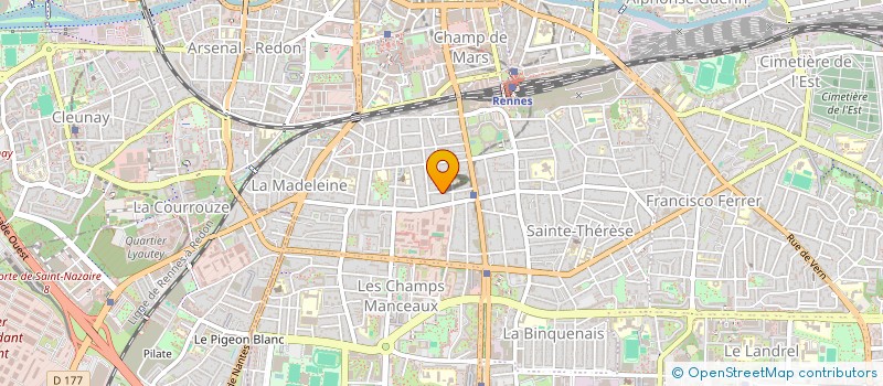 localisation de l'entreprise MADAME ANAELLE ME  RENNES