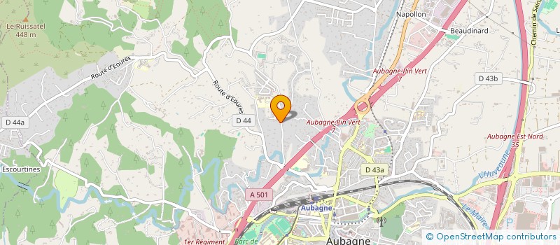 localisation de l'entreprise MADAME ANAELLE MICHELIS  AUBAGNE