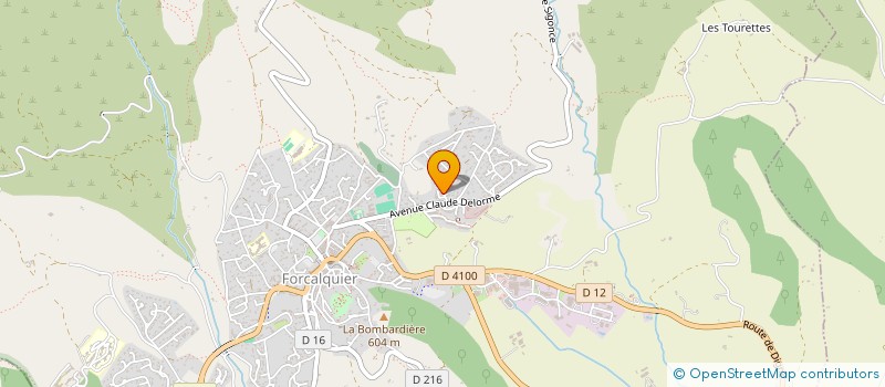 localisation de l'entreprise MADAME ANAELLE MINETTO  FORCALQUIER