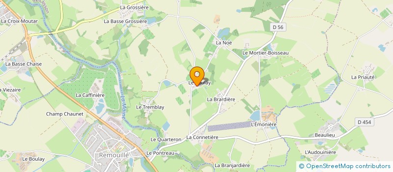 localisation de l'entreprise MADAME ANAELLE MONDOUT  LE POIRE-SUR-VIE