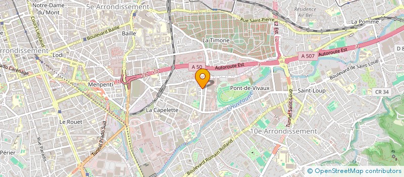 localisation de l'entreprise MADAME ANAELLE MUSCAT  MARSEILLE